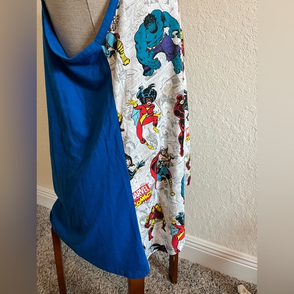 Marvel Disney Comic Book Style Super Hero Ladies Racer Back Tank Top Size XL - Picture 5 of 8